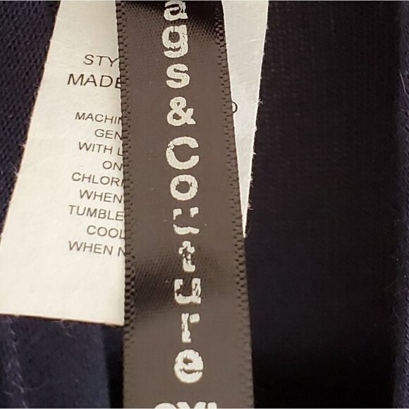 0115. NWOTs ~ Rags & Couture Cold Shoulder- Drape Front Jacket - Picture 4 of 7